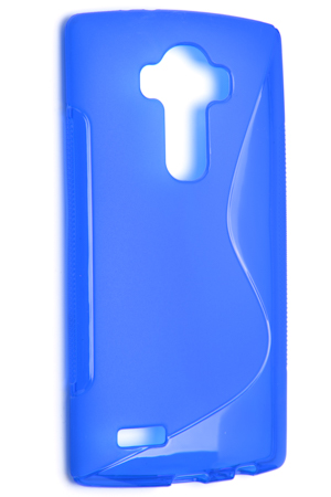 Чехол силиконовый для LG G4 H818 S-Line TPU (Синий)