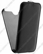 Кожаный чехол для Fly IQ 459 Evo Chic 2 Armor Case (Чёрный)