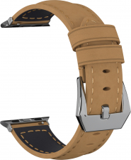 Ремешок замшевый GSMIN Suede 2 для Apple Watch Series 7 41mm (Бежевый)