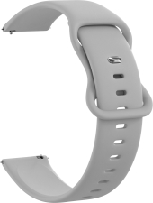 Ремешок силиконовый GSMIN Net 22 для Amazfit GTR 3 Pro (Светло-серый)