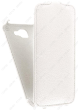 Кожаный чехол для LG K4 K130E Armor Case (Белый)