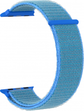 Ремешок нейлоновый GSMIN Sport Elegy для Apple Watch Series 7 41mm 38/40 (Голубой)
