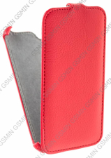 Кожаный чехол для Fly IQ 458 Quad Evo Tech 2 Armor Case (Красный)