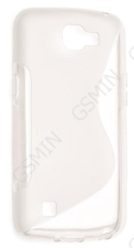 Чехол силиконовый для LG K4 K130E S-Line TPU (Прозрачно-Матовый)
