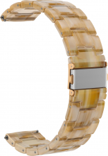 Ремешок из смолы GSMIN Farl 20 для Samsung Galaxy Watch 4 Classic 46мм (Бежевый)