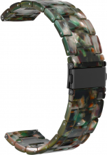 Ремешок из смолы GSMIN Farl 20 для Samsung Galaxy Watch 4 Classic 46мм (Бежево-голубой)