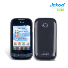 Чехол силиконовый для LG Optimus Link / P690 Jekod (Черный)