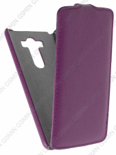 Кожаный чехол для LG G3 D855 Art Case (Фиолетовый)