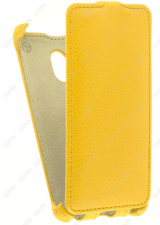 Кожаный чехол для Fly FS402 Stratus 2 Armor Case (Желтый)