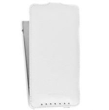 ������� ����� ��� HTC One Max / T6 Melkco Premium Leather Case - Jacka Type (White LC)