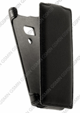 Кожаный чехол для Sony Xperia Acro S / LT26w Armor Case (Черный)