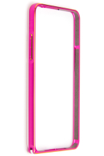 Бампер для Samsung Galaxy Grand Prime G530H металлический (Фиолетово-золотой)