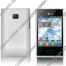 Чехол-накладка для LG Optimus L3 / E400 (Белый)