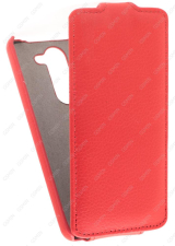 Кожаный чехол для LG L Bello D335 Art Case (Красный)