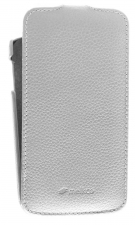 ������� ����� ��� Samsung Galaxy S4 (i9500) Melkco Premium Leather Case - Jacka Type (White LC)