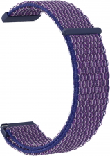 Ремешок нейлоновый GSMIN Woven Nylon 20 для Samsung Galaxy Watch 4 Classic 46мм (Темно-фиолетовый)