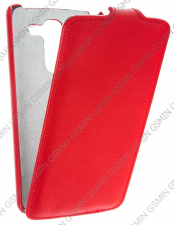 Кожаный чехол для LG G Pro 2 D838 Art Case (Красный)
