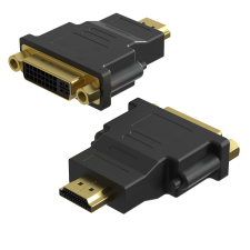 Адаптер переходник GSMIN BR-04 DVI-D (24+5) (F) - HDMI (M) (Черный)