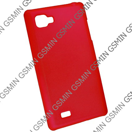 Чехол-накладка для LG Optimus 4X HD / P880 (Красный)