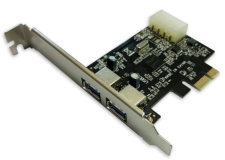 Контроллер-плата расширения для ПК GSMIN LP1 (2 порта USB 3.0, PCI-E)