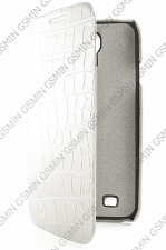 ������� ����� ��� Samsung Galaxy S4 (i9500) Armor Case - Book Type (Crocodile White)