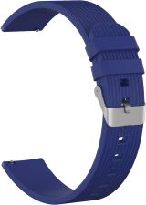 Ремешок силиконовый GSMIN Italian Collection 20 для Amazfit GTS 3 (Синий)