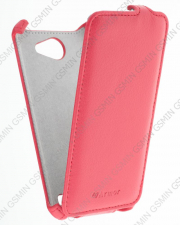 Кожаный чехол для Fly IQ 455 Ego Art 2 Armor Case (Красный)