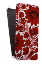 Кожаный чехол для Fly IQ 4512 EVO Chic 4 Armor Case (Белый) (Дизайн 146)