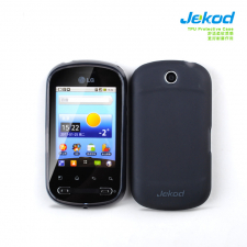 Чехол силиконовый для LG Optimus Me / P350 Jekod (Черный)