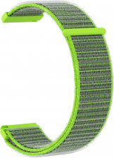Ремешок нейлоновый GSMIN Woven Nylon 20 для Samsung Galaxy Watch 4 Classic 46мм (Темно-салатовый)