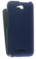 ������� ����� ��� HTC Desire 616 Dual Sim Melkco Premium Leather Case - Jacka Type (Dark Blue LC)