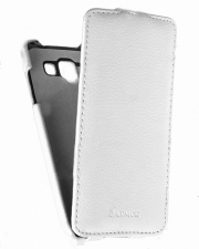 Кожаный чехол для Samsung Galaxy Grand 3 / MAX (SM-G7200) Armor Case "Full" (Белый)
