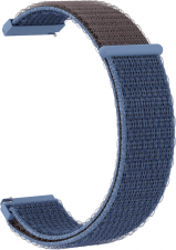 Ремешок нейлоновый GSMIN Woven Nylon 20 для Samsung Galaxy Watch 4 Classic 46мм (Сине-серый)