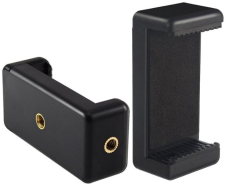 Держатель крепление для телефона, смартфона на штатив GSMIN BM-14 (60 - 100 мм) (Черный)