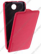 ������� ����� ��� HTC Desire 300 Aksberry Protective Flip Case (Red)