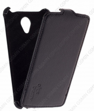 Кожаный чехол для Fly IQ 4402 Era Style 1 Aksberry Protective Flip Case (Черный)