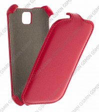 Кожаный чехол для Fly IQ 430 Evoke Armor Case (Красный)