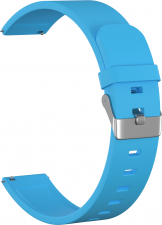 Ремешок силиконовый GSMIN Elate 20 для Samsung Galaxy Watch 4 Classic 46мм (Голубой)
