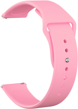 Ремешок силиконовый GSMIN Sport Band 22 для Amazfit GTR 3 Pro (Розовый)