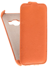 Кожаный чехол для Samsung Galaxy Ace 4 Lite (G313h) Armor Case (Оранжевый)