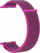 Ремешок нейлоновый GSMIN Sport Elegy для Apple Watch Series 7 41mm 38/40 (Фиолетовый)