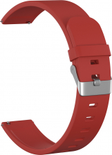 Ремешок силиконовый GSMIN Elate 22 для Elari KidPhone Fresh (Бордовый)