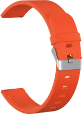 Ремешок силиконовый GSMIN Elate 20 для Amazfit GTS 3 (Оранжевый)