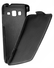 Кожаный чехол для Samsung Galaxy Core Advance (i8580) Armor Case "Full" (Черный)