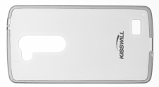 Чехол силиконовый для LG L Fino D295 KissWill (Прозрачно-черный)