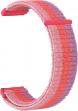 Ремешок нейлоновый GSMIN Woven Nylon 22 для Elari KidPhone Fresh (Красно-оранжевый)