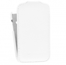 ������� ����� ��� HTC Desire 200 Melkco Premium Leather Case - Jacka Type (White LC)