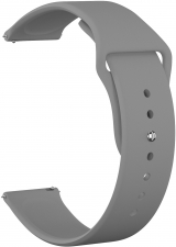 Ремешок силиконовый GSMIN Sport Band 20 для Samsung Galaxy Watch 4 Classic 46мм (Серый)