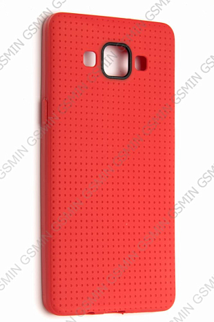 Чехол силиконовый для Samsung Galaxy A5 Fascination Case (Красный матовый)