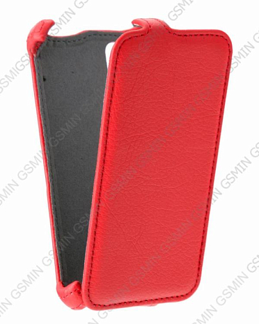 Кожаный чехол для Explay Onyx Armor Case (Красный)